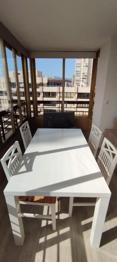 Precioso Apartamento Con Piscina Y Vistas Al Mar Mediterraneo. 베니돔 외부 사진