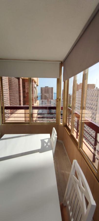 Precioso Apartamento Con Piscina Y Vistas Al Mar Mediterraneo. 베니돔 외부 사진
